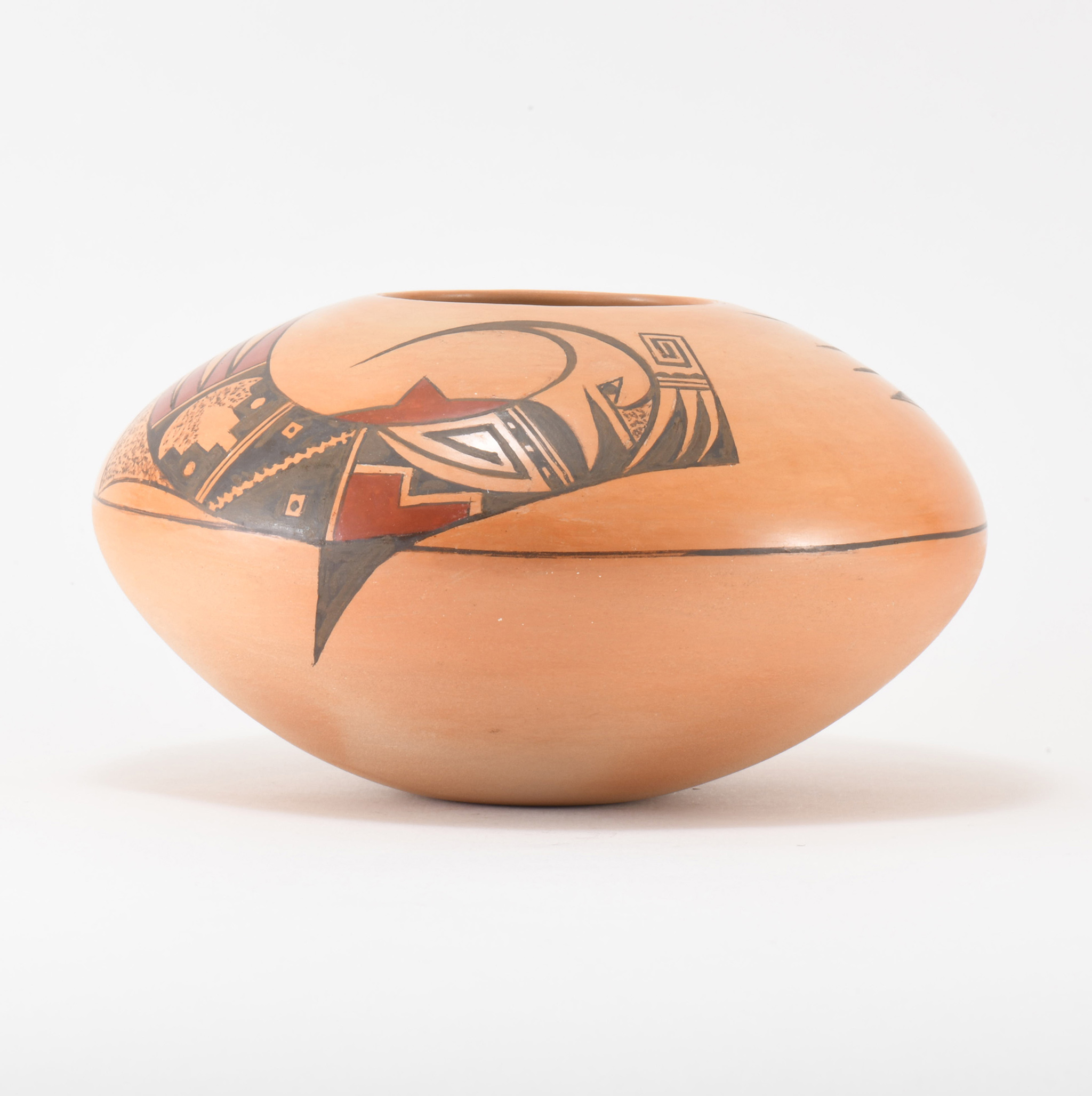 Dextra Quotskuyva Nampeyo Polychrome Jar with Sikyatki Bird Motif