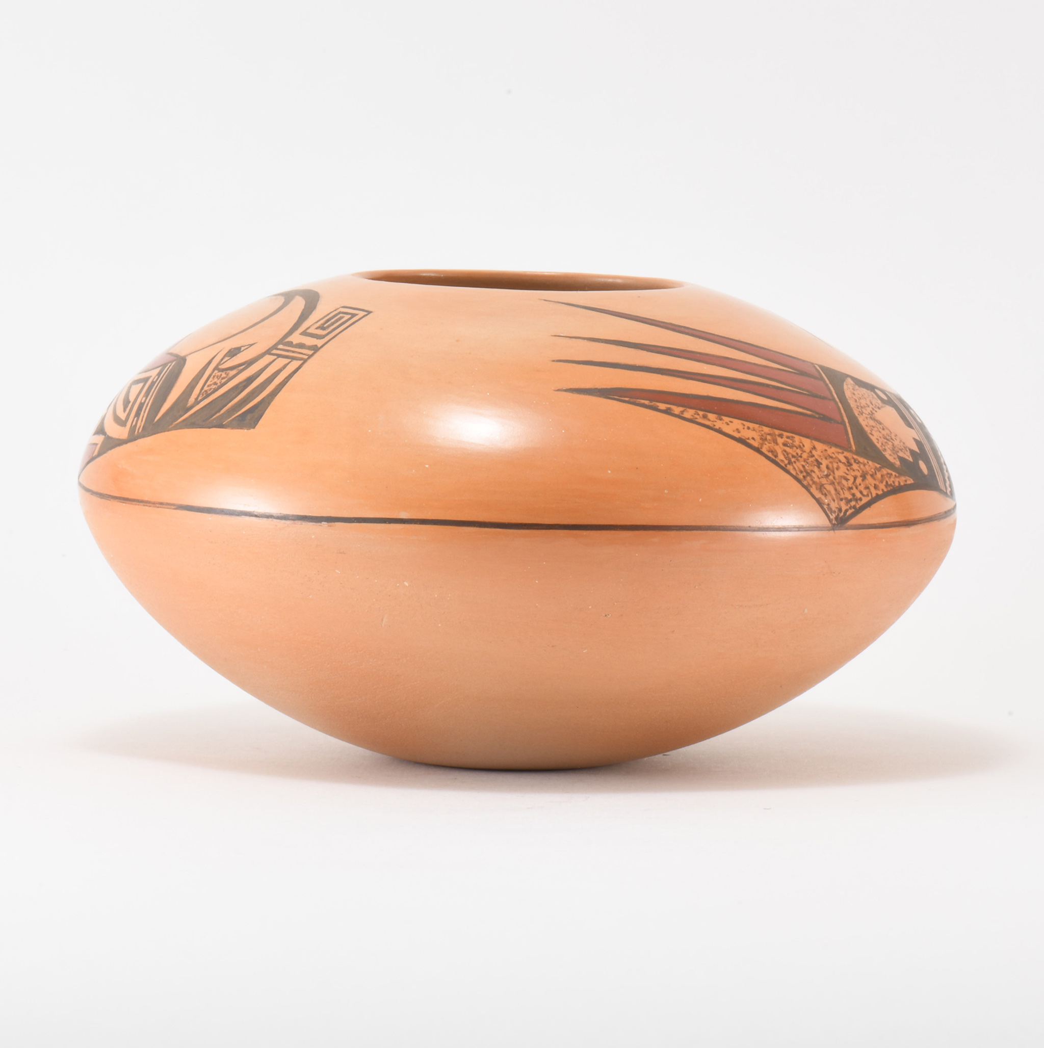 Dextra Quotskuyva Nampeyo Polychrome Jar with Sikyatki Bird Motif