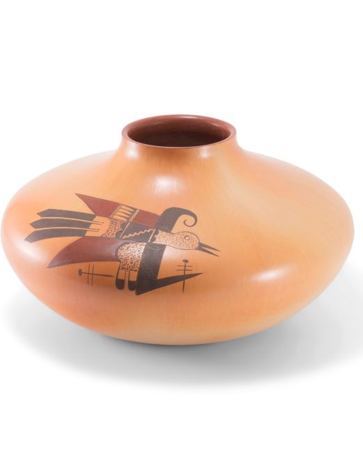 Dextra Quotskuyva Nampeyo Polychrome Jar with Sikyatki Bird Motif