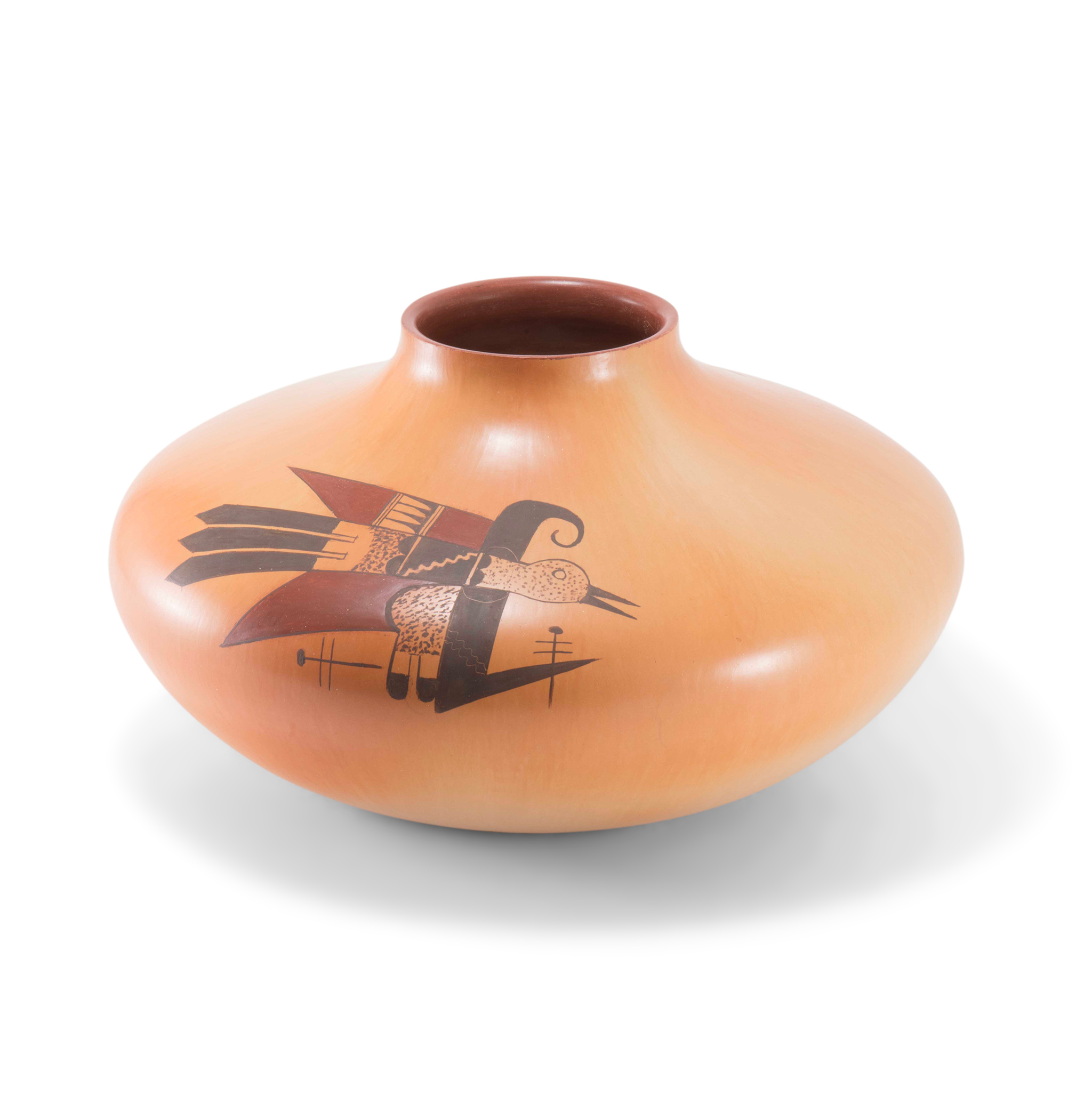 Dextra Quotskuyva Nampeyo Polychrome Jar with Sikyatki Bird Motif