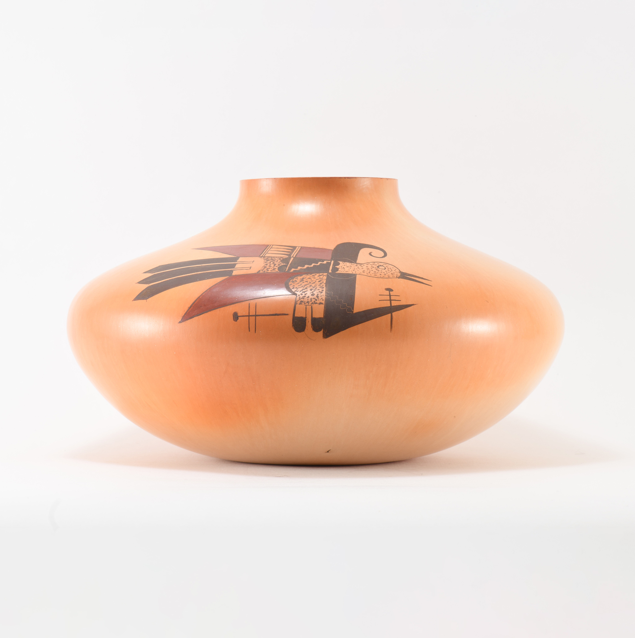 Dextra Quotskuyva Nampeyo Polychrome Jar with Sikyatki Bird Motif